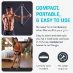 Bullworker Bow Classic 36″ Isometric Exercise Equipment, Portable Strength Training at Home Gym Equipment for Back, Shoulder, Chest, Biceps, Abs, Arm, Ab Workout, All in One Exerciser for Men & Women