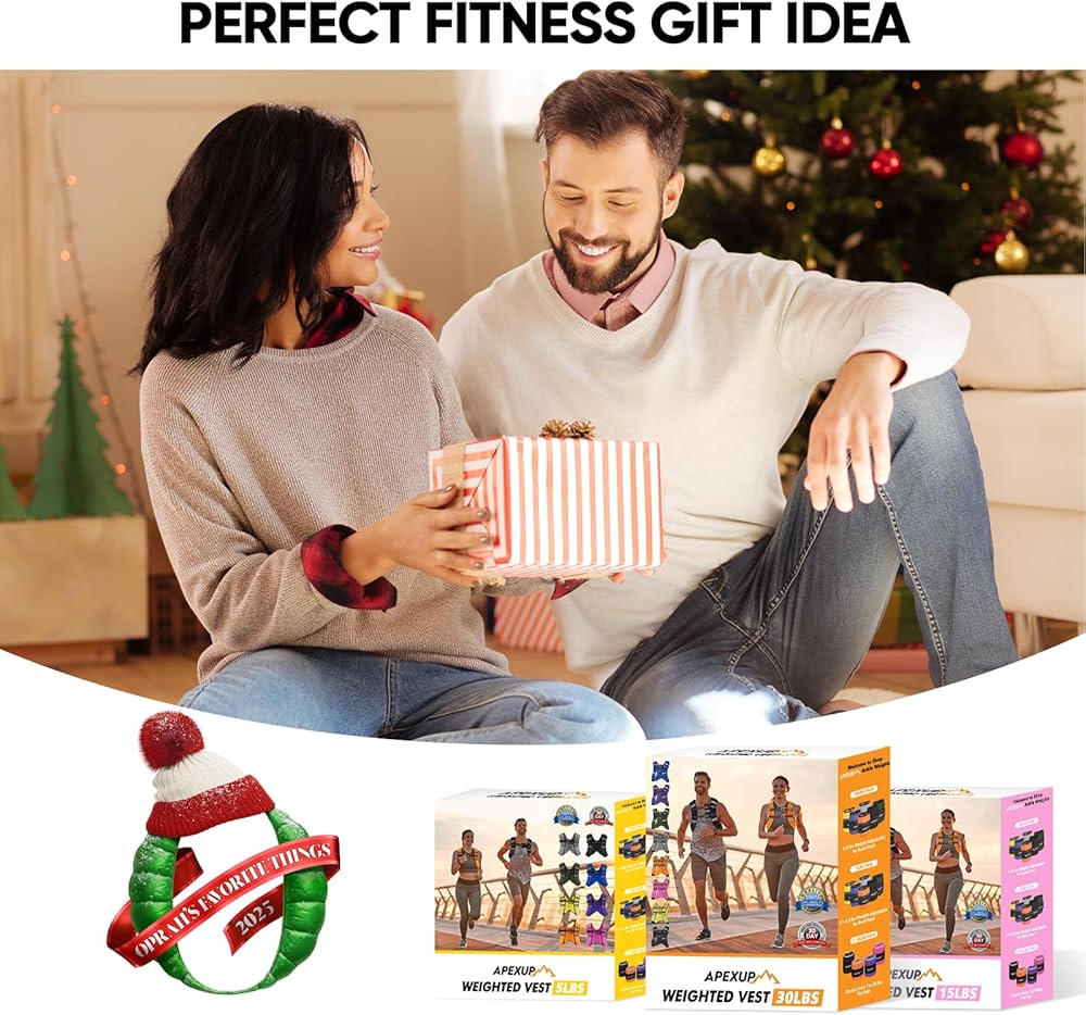 APEXUP Weighted Vest Men Women, Weight Vest for Women Workout Equipment for Strength Training Running