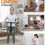 Nordic Hamstring Curl & Stretching Strap System, Full Body Flexibility & Strength Training Home Gym Equipment for Legs, Back, Core & Forearm