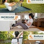 Nordic Hamstring Curl & Stretching Strap System, Full Body Flexibility & Strength Training Home Gym Equipment for Legs, Back, Core & Forearm