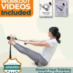 Nordic Hamstring Curl & Stretching Strap System, Full Body Flexibility & Strength Training Home Gym Equipment for Legs, Back, Core & Forearm