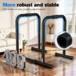 RELIFE REBUILD YOUR LIFE Dip Station Functional Heavy Duty Dip Stands Fitness Workout Dip bar Station Stabilizer Parallette Push Up Stand