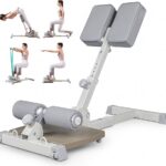 leikefitness Sissy Squat Machine, Deluxe Multi-Function Deep Sissy Squat Bench Workout Station, Leg Exercise Machine for Home Gym