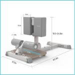 leikefitness Sissy Squat Machine, Deluxe Multi-Function Deep Sissy Squat Bench Workout Station, Leg Exercise Machine for Home Gym