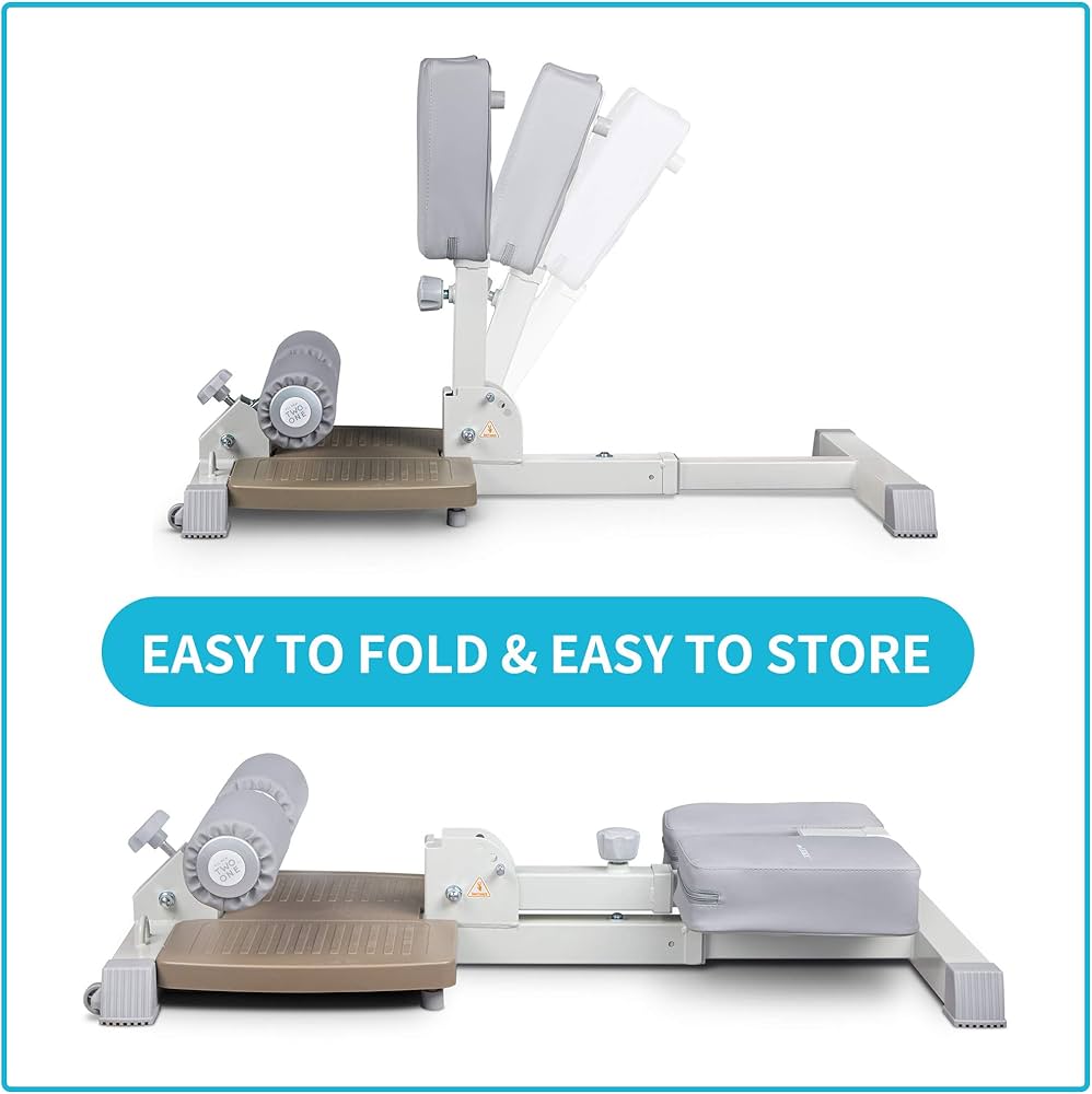 leikefitness Sissy Squat Machine, Deluxe Multi-Function Deep Sissy Squat Bench Workout Station, Leg Exercise Machine for Home Gym