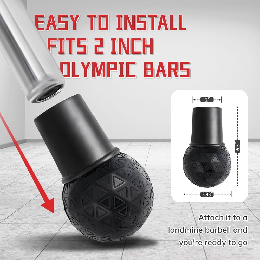 CONREDA Landmine Attachment for Barbell,Barbell Landmine for Presses Rows Rotation Split Squats,Fits 2 inch Olympic Bars,T Bar Row Attachment for Gym Home