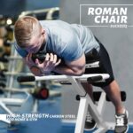 Roman Chair Back Extender – Angle & Height Dual Adjustable Hyperextension Bench for Home Gym – Adjustable Back Exercise Machine Fitness Equipment