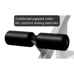 Roman Chair Back Extender – Angle & Height Dual Adjustable Hyperextension Bench for Home Gym – Adjustable Back Exercise Machine Fitness Equipment