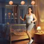 Niceday Steppers for Exercise, Stair Stepper with Resistance Bands, Mini Stepper with 300LBS Loading Capacity, Hydraulic Fitness Stepper with LCD Monitor