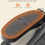 Niceday Steppers for Exercise, Stair Stepper with Resistance Bands, Mini Stepper with 300LBS Loading Capacity, Hydraulic Fitness Stepper with LCD Monitor