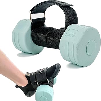 Feet Dumbbell Attachment, Tibialis Trainer Ankle Straps for Feet Weight Lifting Shin Splint, Hamstring Curls, Leg Curl Attachment at Home Gym Equipment