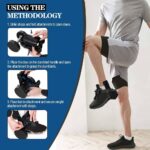 Foot Dumbbell Attachment, Dumbbell Weights for Legs Holder, Weight Training for Legs, Adjustable│1-120 lbs, Leg&Core&All Around Workout, Left/Right Foot