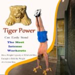 Tiger Power,Wood Pushup Bars Non-Slip Base Exercise Home.