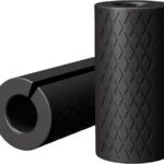 Rubber Barbell Grip, Thick Dumbbell Grip Arm Strength Tool, Barbell Clutch Suitable For Row/Puller/Kettlebell, Gym Biceps Arm Muscle Trainer