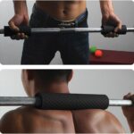 Rubber Barbell Grip, Thick Dumbbell Grip Arm Strength Tool, Barbell Clutch Suitable For Row/Puller/Kettlebell, Gym Biceps Arm Muscle Trainer