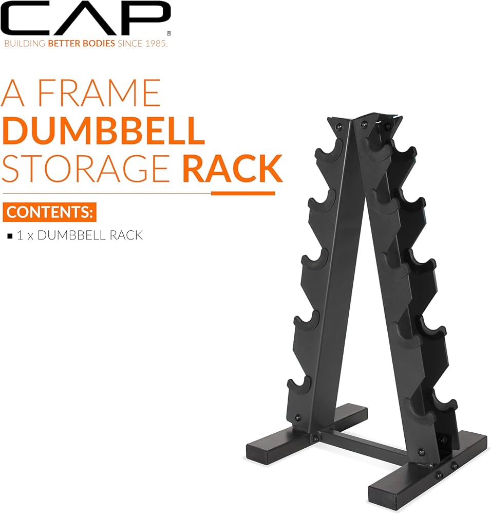 Cap A-Frame Dumbbell Weight Rack | Color Series