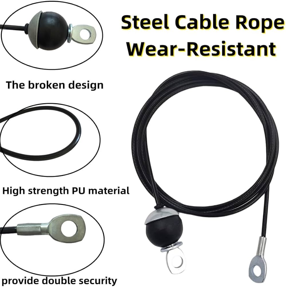 Weight Cable Pulley System Gym,Pulley Wheel 360 Degree Rotating 3.54in Silent Pulley,Pulley Hanging Strap Carabiner Hooks Hammock Straps for Gym Equipment,Ladder Lift,DIY Home Projects