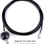 Weight Cable Pulley System Gym,Pulley Wheel 360 Degree Rotating 3.54in Silent Pulley,Pulley Hanging Strap Carabiner Hooks Hammock Straps for Gym Equipment,Ladder Lift,DIY Home Projects