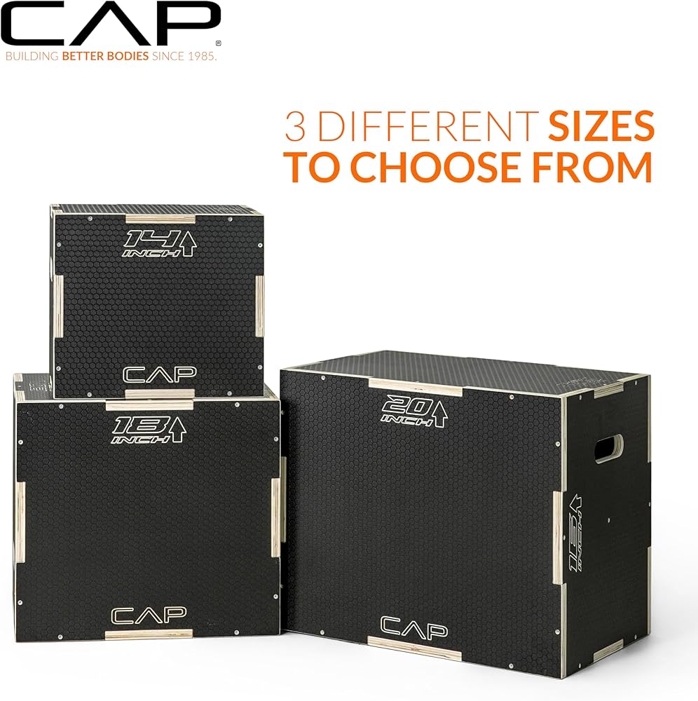 CAP Barbell 3-in-1 Plyometric Box | Multiple Styles and Sizes