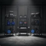 Commercial Heavy Duty Adjustable Dumbbell Stand & Kettlebell Stand, Adjustable Dumbbell Weight Rack, Kettlebell Storage Rack, Weight Rack for Garage/Home Gym/Commercial with Non-Slip Base, Anti-Tip Safety & Space-Saving Design, Weight Capacity: 500-800 lbs