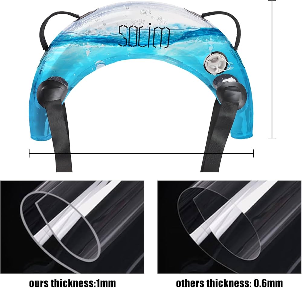 Water Weights Aqua Bag, Workout Sandbag Alternative Strength Training Sand Bag Portable Stability Fitness Equipment – Ultimate Core and Balance Training for Home Gym