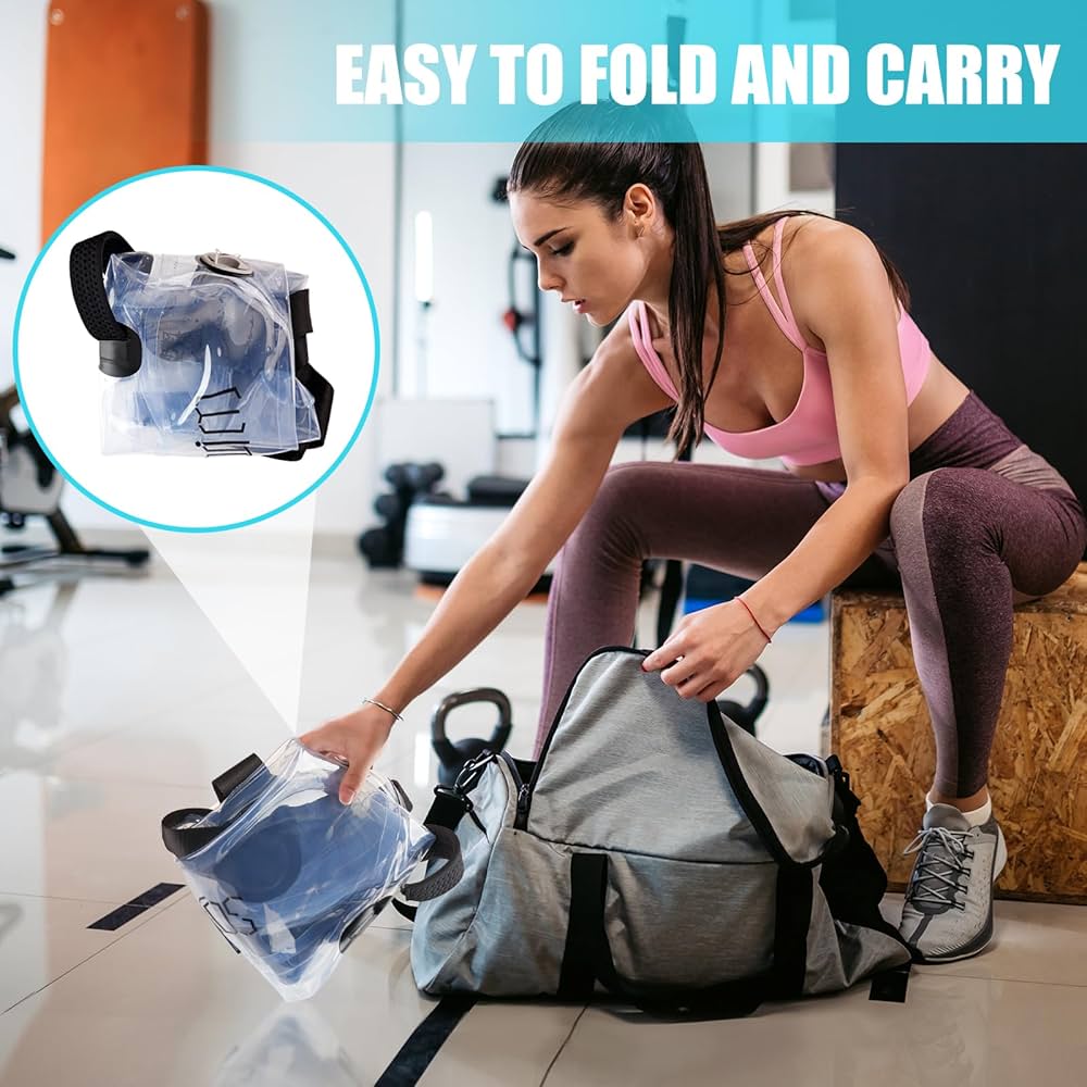 Water Weights Aqua Bag, Workout Sandbag Alternative Strength Training Sand Bag Portable Stability Fitness Equipment – Ultimate Core and Balance Training for Home Gym