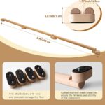 8 FT Adjustable Beech Wood Balance Beam for Indoor and Outdoor UseImprove Balance,Flexibility, Ankle Foot Strength for All Ages Physical Therapy for Plantar Fasciitis Relief