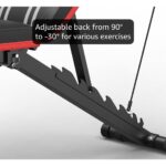 FLYBIRD Foldable Weight Bench with Resistance Bands, 8 Backrests Fast Adjustable FID for Home Gym Full Body Workout, Easy to Storage for Small Apartment