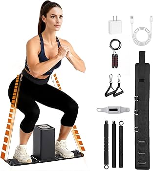 SR3 PRO Smart Home Gym Equipment ，Max 130lbs Resistance Portable Full Body Workout Cable Machine with Ambient Light,at Home Gym | All in One Gym for Travel | Foldable Gym & Home Exercise Equipment
