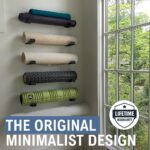 StoreYourBoard Yoga Mat Storage Rack – Yoga Mat Holder Wall Mount for Foam Rollers, Resistance Bands, Fitness Accessories, Home Gym Organizer, Holds Up to 30 lbs