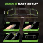 Twister Arm Trainer for Men, Chest Workout Equipment 5-Level Adjustable (40-130lb) with Ergonomic 27° Targets Biceps/Clip/Thigh, Portable Exerciser for Home Gym Travel Fitness