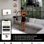 EVO Bow – All in One Portable Home Gym System with Ultra Weighted Push Up Board | Compact Strength Training and Exercise Equipment for Travel, Notched Resistance Bands for Full Body Training | 300lbs