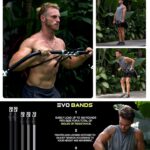 EVO Bow – All in One Portable Home Gym System with Ultra Weighted Push Up Board | Compact Strength Training and Exercise Equipment for Travel, Notched Resistance Bands for Full Body Training | 300lbs