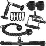 Solid Cable Machine Attachment, Cable Attachments for Gym, Gym Cable Attachments, Cable Machine Attachments Set