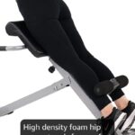 Sunny Health & Fitness Foldable Hyperextension Roman Chair w/Back Extension, Home Gym Sit Up Bench for Glute & Ab Workouts, Optional Adjustment Incline & Multi-Function Heavy-Duty Exercise Equipment