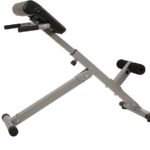 Sunny Health & Fitness Foldable Hyperextension Roman Chair w/Back Extension, Home Gym Sit Up Bench for Glute & Ab Workouts, Optional Adjustment Incline & Multi-Function Heavy-Duty Exercise Equipment
