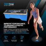 SlackBow SlackBlock Athletic Balance Trainer – Improve Balance, Stability, and Athletic Performance – Condition Your Body and Prevent Injury – Compact and Portable