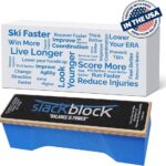 SlackBow SlackBlock Athletic Balance Trainer – Improve Balance, Stability, and Athletic Performance – Condition Your Body and Prevent Injury – Compact and Portable