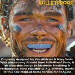 Bulletproof: World’s Thinnest Most Breathable Mouthguard is 3X Stronger! BJJ Lacrosse Football Basketball MMA Wrestling Hockey Rugby Boxing Men Sports Mouth Guard Grinding Teeth Adult Youth Braces