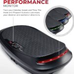 Sunny Health & Fitness Fitboard Vibration Platform Exercise Machine with Multiple Speed Settings and Vibration Modes for Multipurpose Workouts