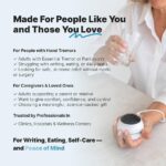 AI-Powered Vibration Therapy Ball – for Essential Tremor & Parkinson’s | Personalized Tremor Relief | Hand Therapy Ball | Scientifically Backed, Portable & Rechargeable