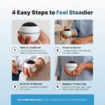 AI-Powered Vibration Therapy Ball – for Essential Tremor & Parkinson’s | Personalized Tremor Relief | Hand Therapy Ball | Scientifically Backed, Portable & Rechargeable