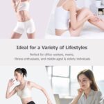 Lymphatic Drainage Massager & Anti Cellulite Massage Tool, Helps Reduce Stretch Marks & Cellulite, for Legs, Arms & Belly, Body Sculpting Machine with Microcurrent, Light, Heat & Vibration