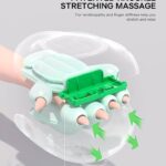 Medisana Hand Massager with Heat and Compression, Cordless Hand Massager for Arthritis and Carpal Tunnel Relief, Knuckle Stretching Massage, Christmas Gifts for Men Women Dad Mom-Bright White