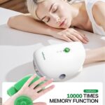 Medisana Hand Massager with Heat and Compression, Cordless Hand Massager for Arthritis and Carpal Tunnel Relief, Knuckle Stretching Massage, Christmas Gifts for Men Women Dad Mom-Bright White