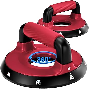 READAEER Push Up Bars, Rotating Handle Design with Bearings for Smooth, Effortless for a Wider Range of Motion, Handle Rotation, Wide Grips with Non-Slip Rubber Pads for Comfort Exercise