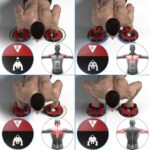 READAEER Push Up Bars, Rotating Handle Design with Bearings for Smooth, Effortless for a Wider Range of Motion, Handle Rotation, Wide Grips with Non-Slip Rubber Pads for Comfort Exercise