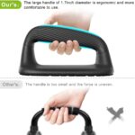 Kipika Push Up Bars, Pushup Stands, Anti-Slip Soft Plastic Push Up Handles, Bottom Anti-Slip Pad, Strength Training Equipment, Perfect for Floor Workout Exercise