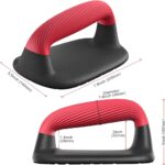 Kipika Push Up Bars, Pushup Stands, Anti-Slip Soft Plastic Push Up Handles, Bottom Anti-Slip Pad, Strength Training Equipment, Perfect for Floor Workout Exercise