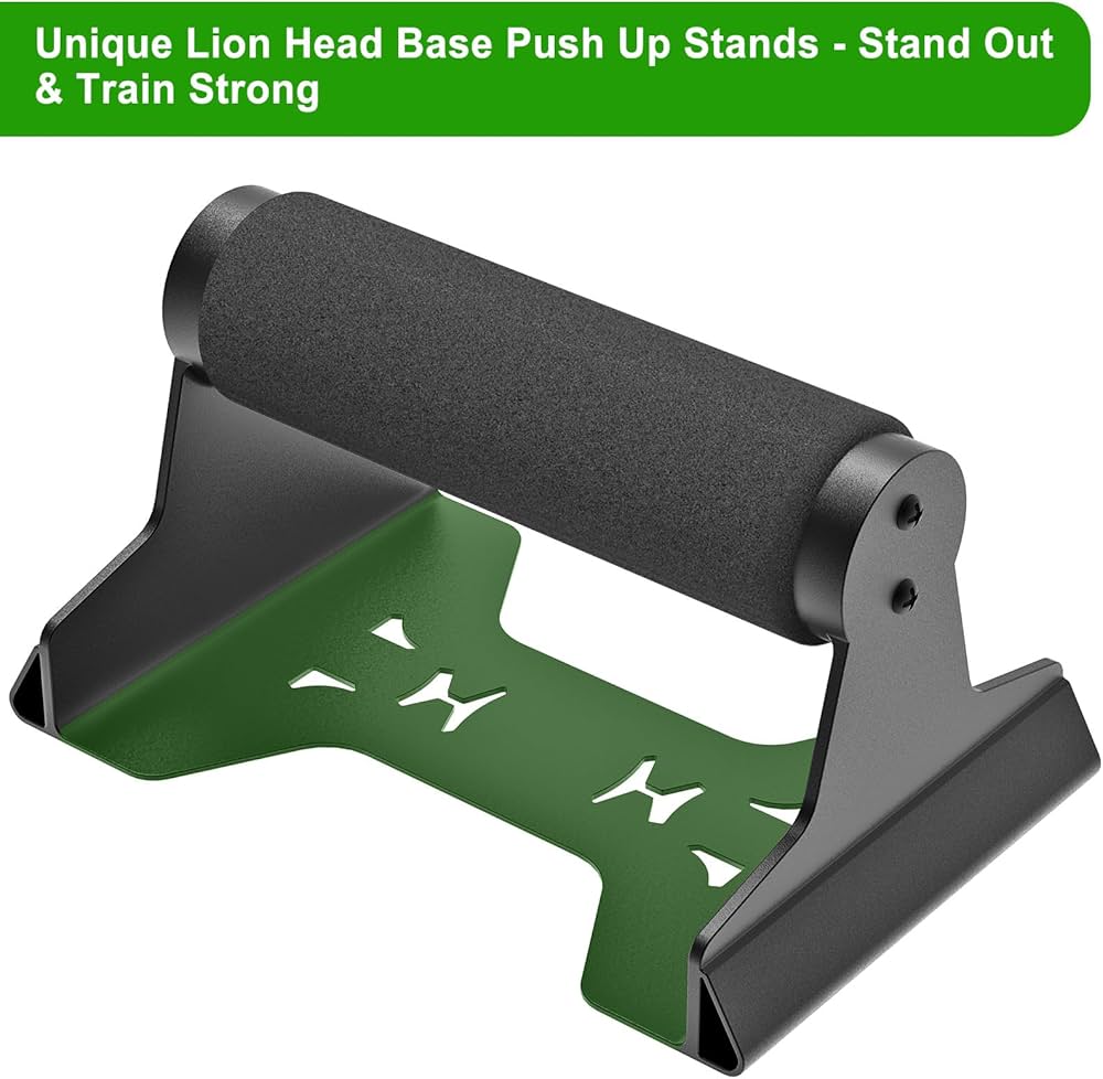 SELEWARE Wood push up bars Parallettes bars Anti-slip Handstand Bars for Calisthenics, Fitness, Floor workouts Solid Wood with Sturdy Metal Bracket, Support 600 lbs